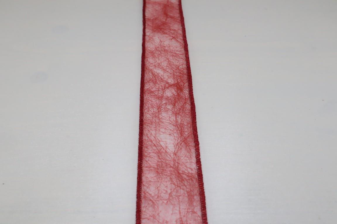 Vliesband wetterfest  burgund 40 mm, 607
