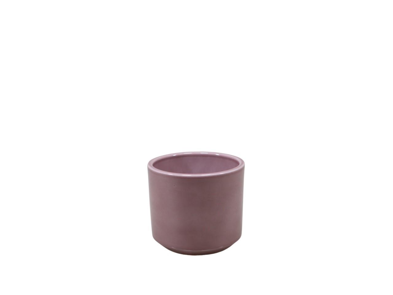 Keramikübertopf Cilindro melange-lasur D08cm Keramikübertopf Cilindro melange-lasur D08cm