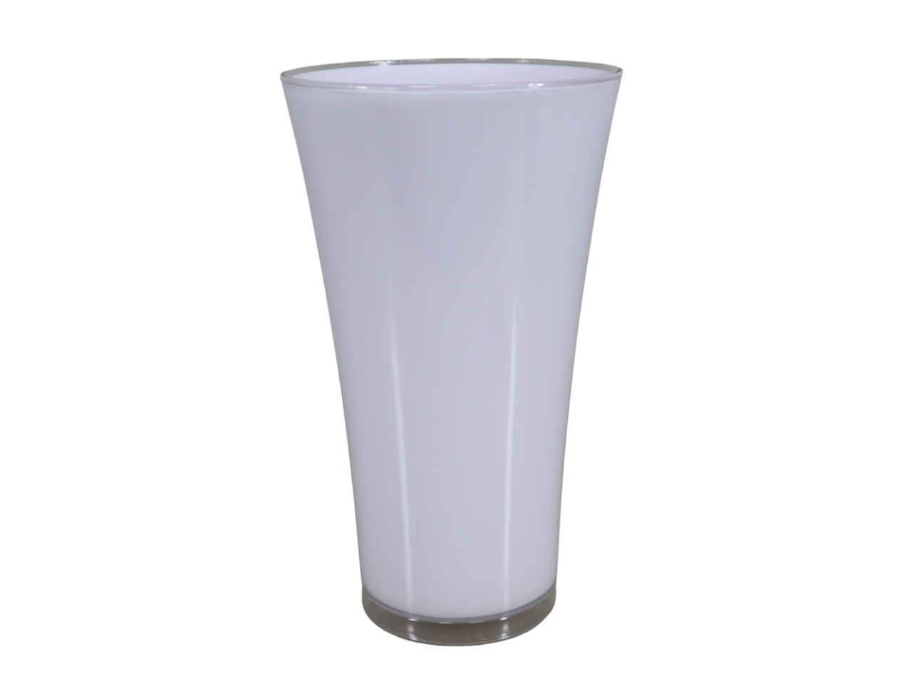 Gebrauchsvase Fizzy Cristal H35 D20,5 cm weiß