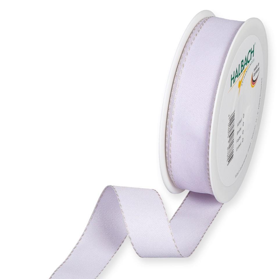 Dekorationsband 25 mm 20 Meter lavender/linen 537 Dekorationsband 25 mm 20 Meter lavender/linen 537