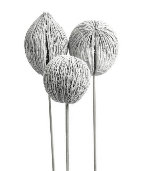 Minolta Ball gestielt white washed