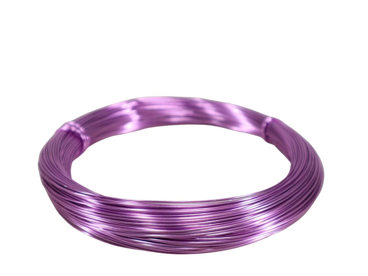Aluminium-Draht 1,0mm 60m lavendel