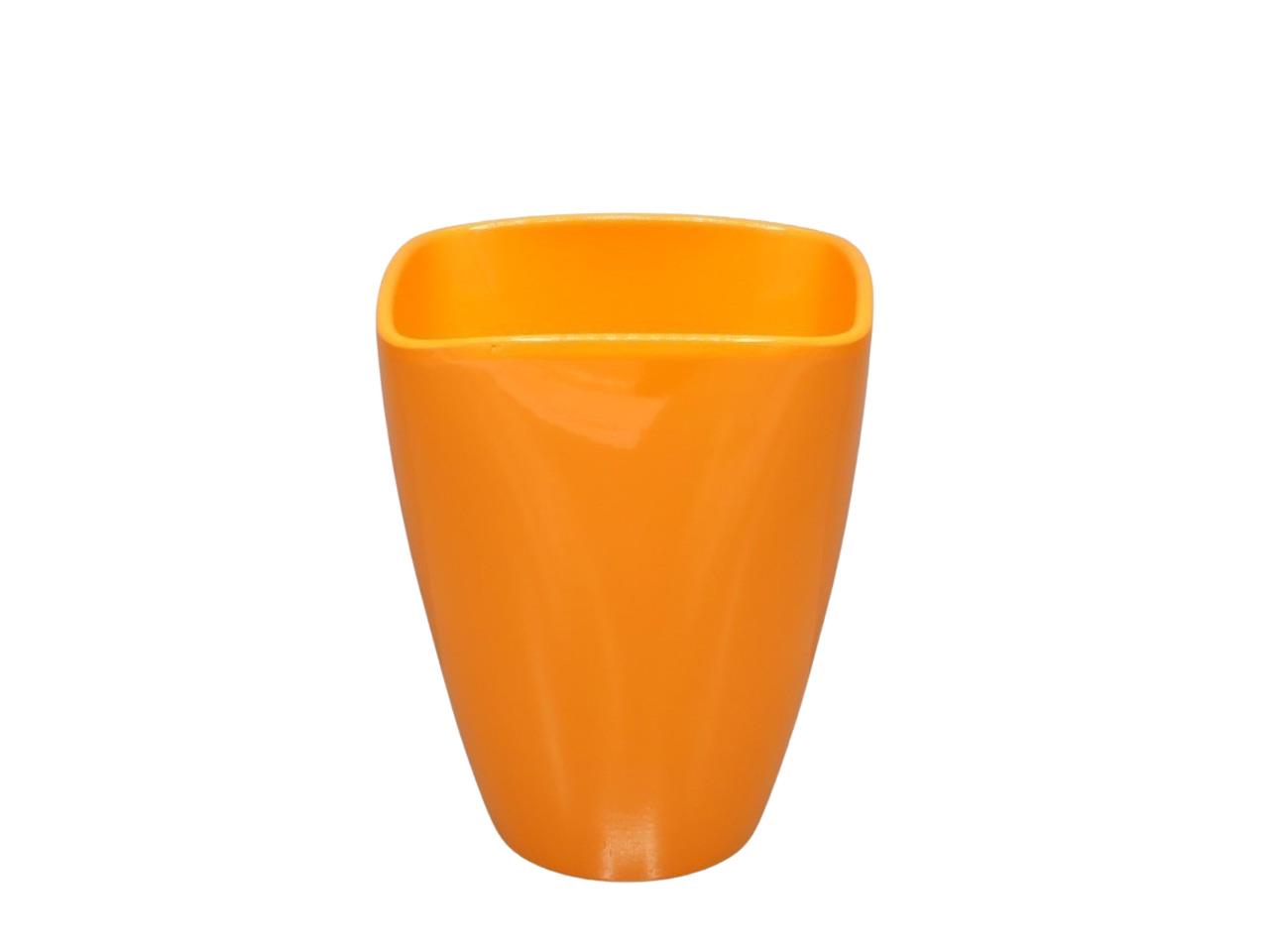 Orchideentopf D12,5H16,5cm Form 407/14 NETTO orange glanz Orchideentopf D12,5H16,5cm Form 407/14 NETTO orange glanz