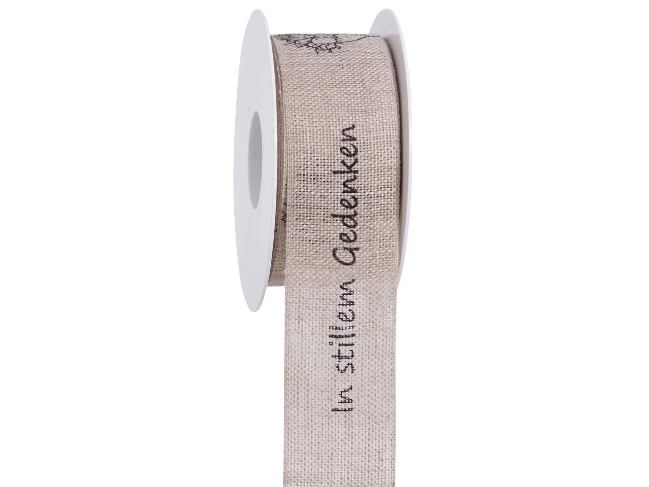 Band Andenken 40 mm 15 Meter natur 02