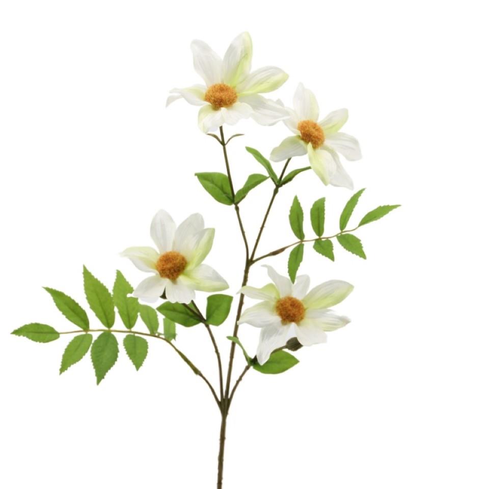 Clematiszweig x 4, 65 cm cream