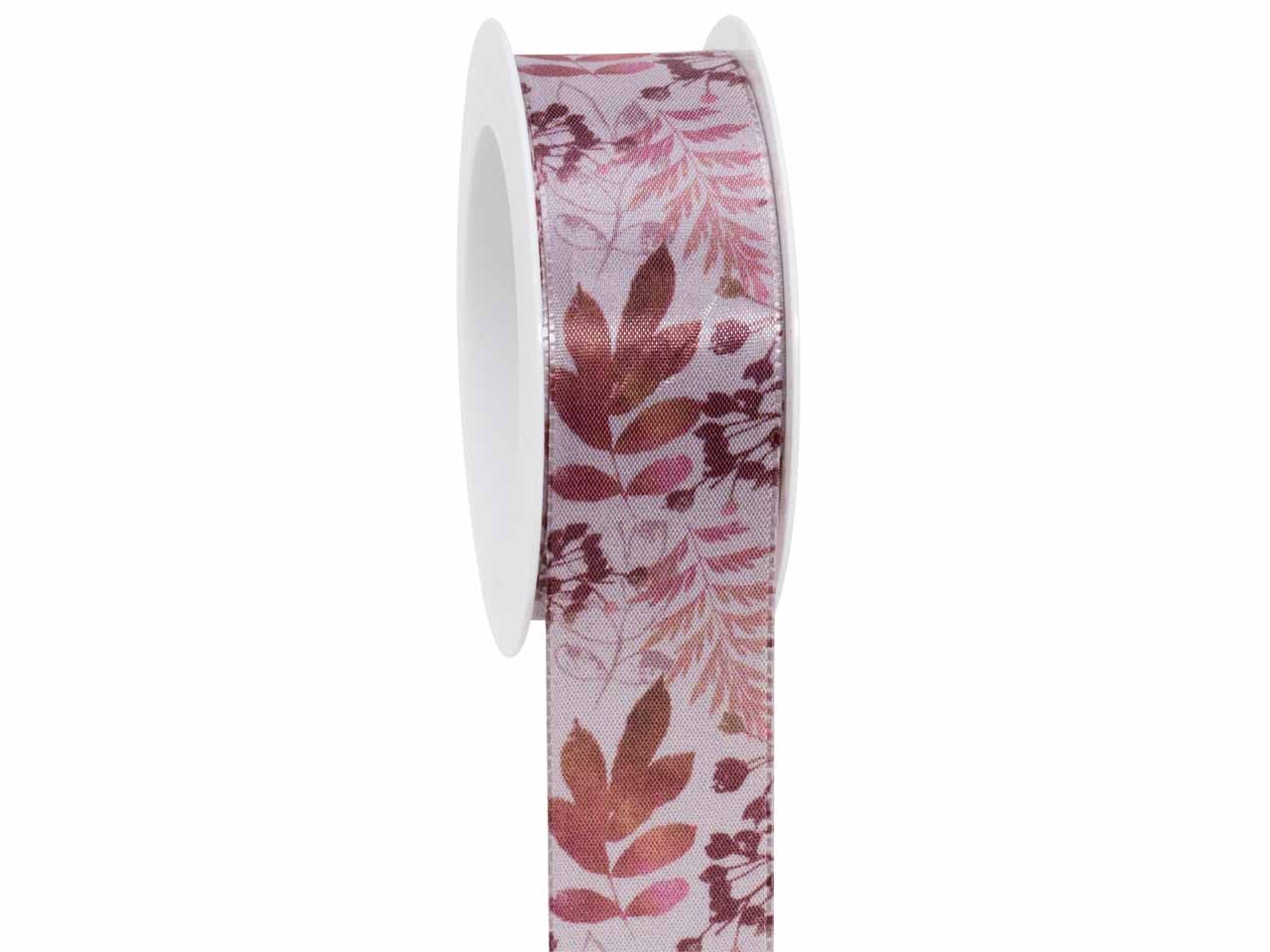 Band Herbstfarben 40 mm 15 Meter 211 hellrosa