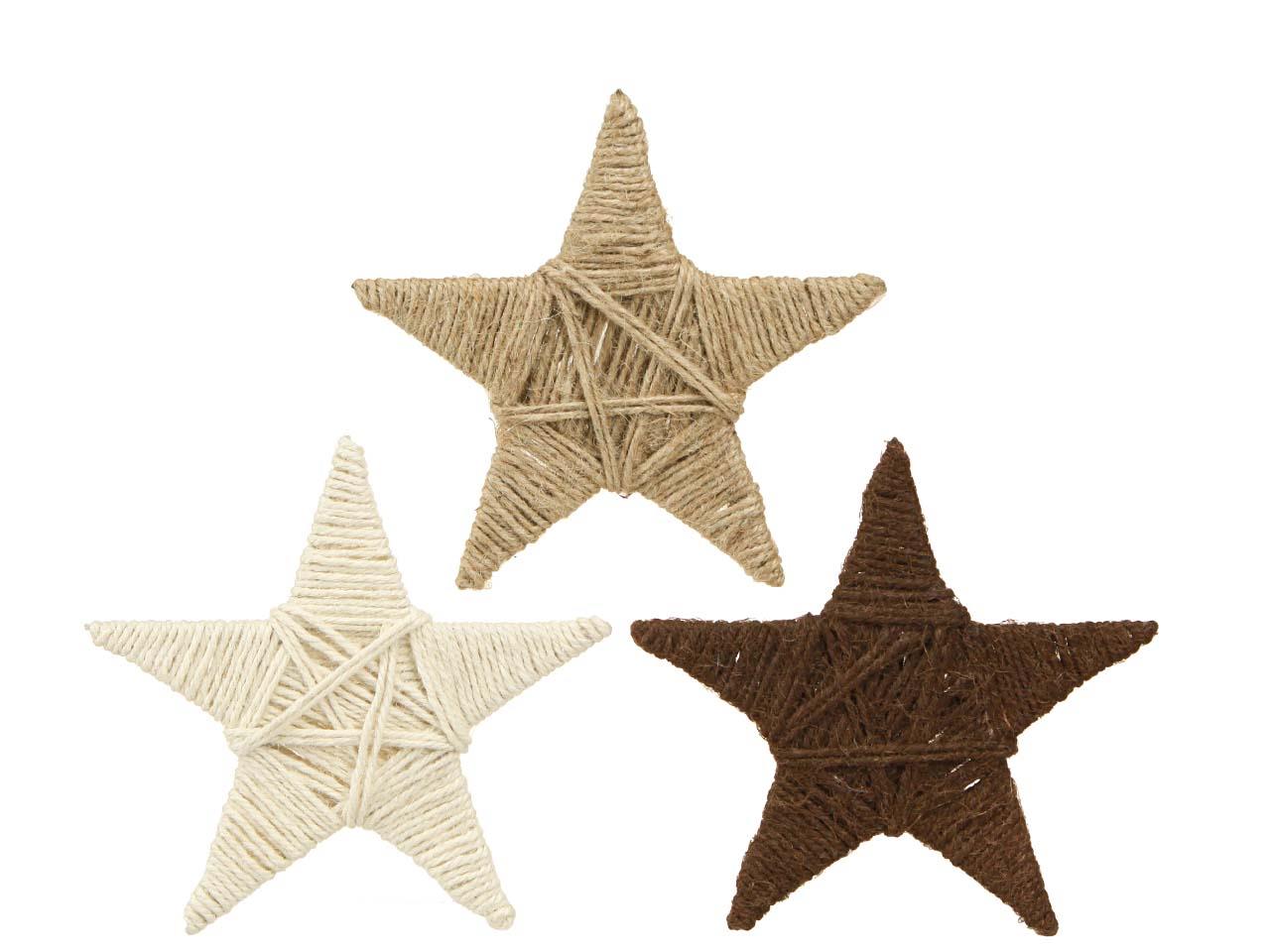 Stern Jute naturmix D20cm