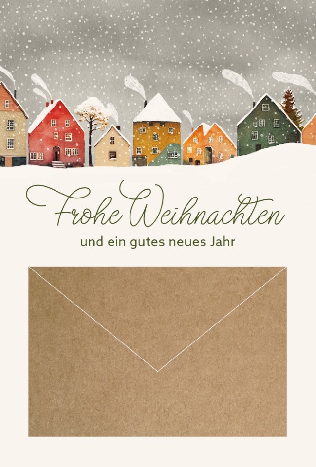 Glückwunschkarten Weihnachten  11,5x17 cm