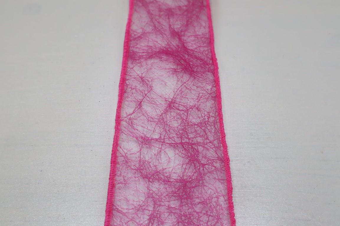 Vliesband wetterfest  pink 60 mm, 843