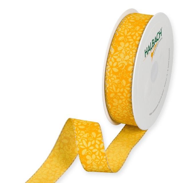 Druckband Streublümchen 25 mm 18 Meter orange 914