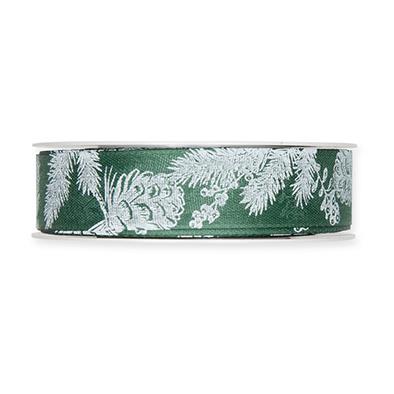 Druckband Zweige/Zapfen 25 mm 18 Meter dark sage 131 Druckband Zweige/Zapfen 25 mm 18 Meter dark sage 131