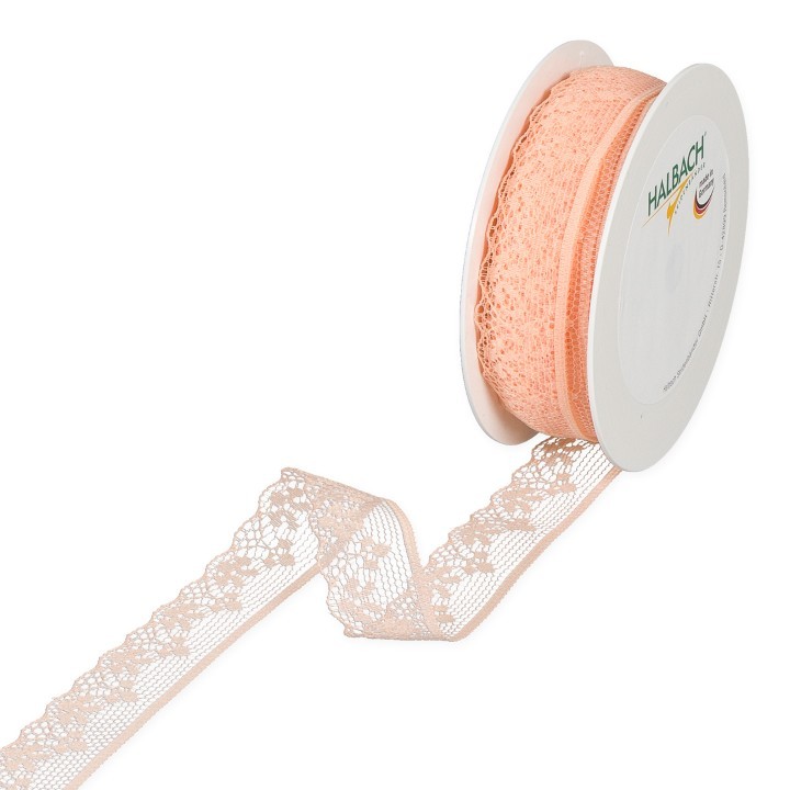 Spitzenband 18 mm 18 Meter light apricot 420