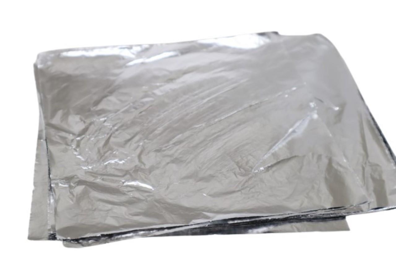 Schlagmetall 16x16cm silber 100 Blatt NETTO Schlagmetall 16x16cm silber 100 Blatt NETTO