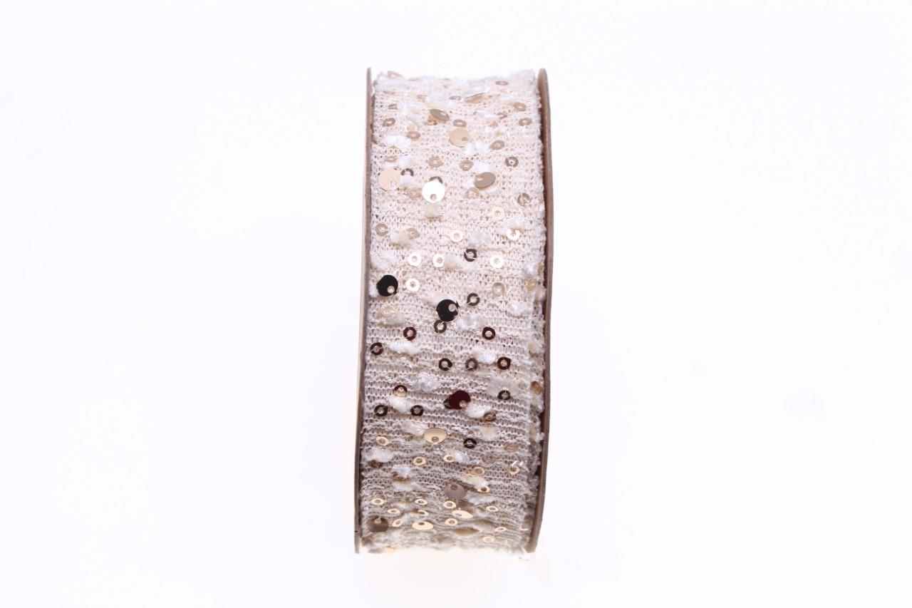 Band Italien 40 mm 10 Meter creme 102
