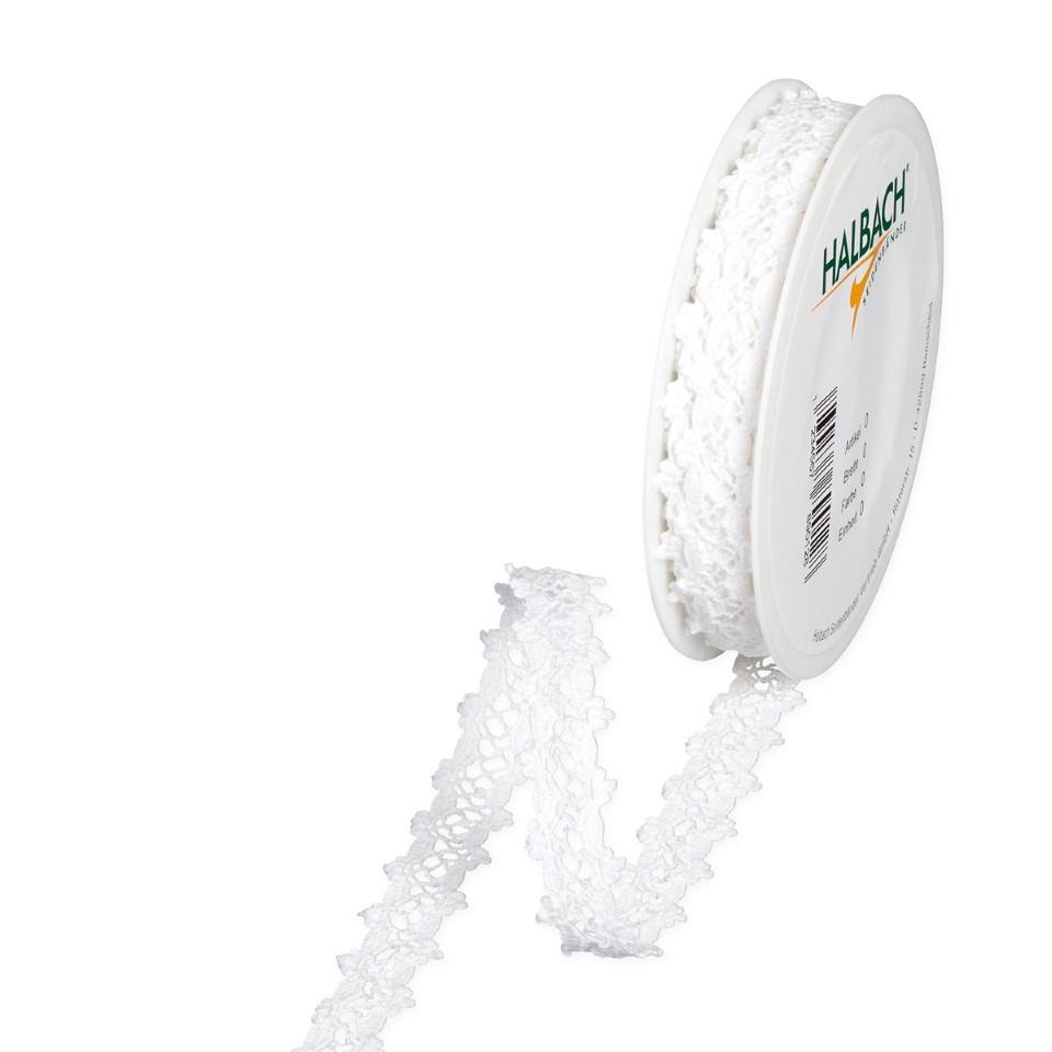 Häkelspitze 15 mm 7 Meter white 11 Häkelspitze 15 mm 7 Meter white 11