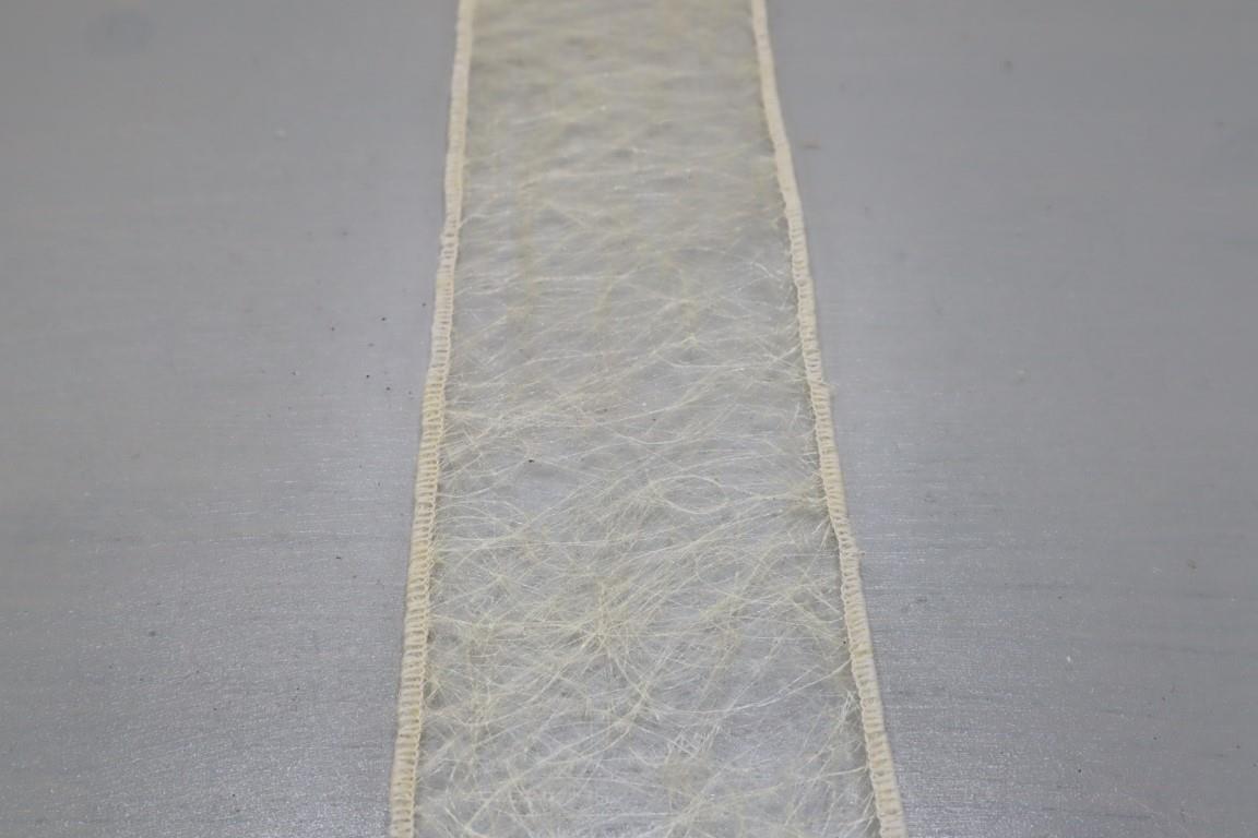 Vliesband wetterfest  creme 60 mm, 158