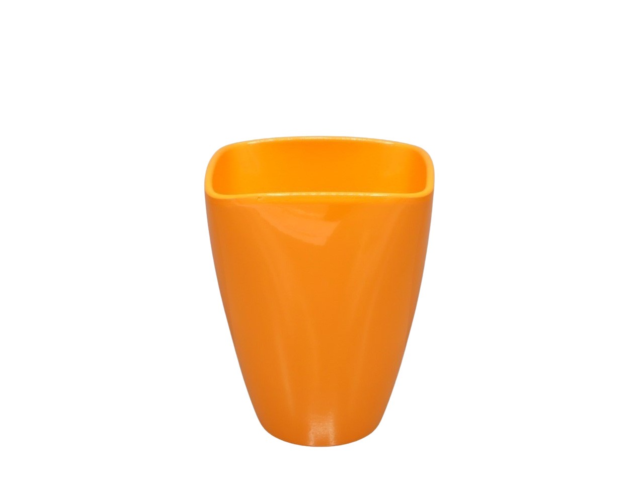 Orchideentopf D10,5H13cm Form 407/12 orange glanz