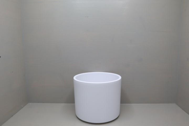 Keramikübertopf 13cm weiß-matt Serie 411