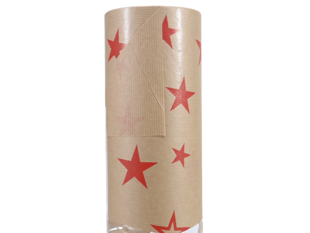 Manschettenpapier 25cm 100lfm ASTRA rot/naturbraun NETTO