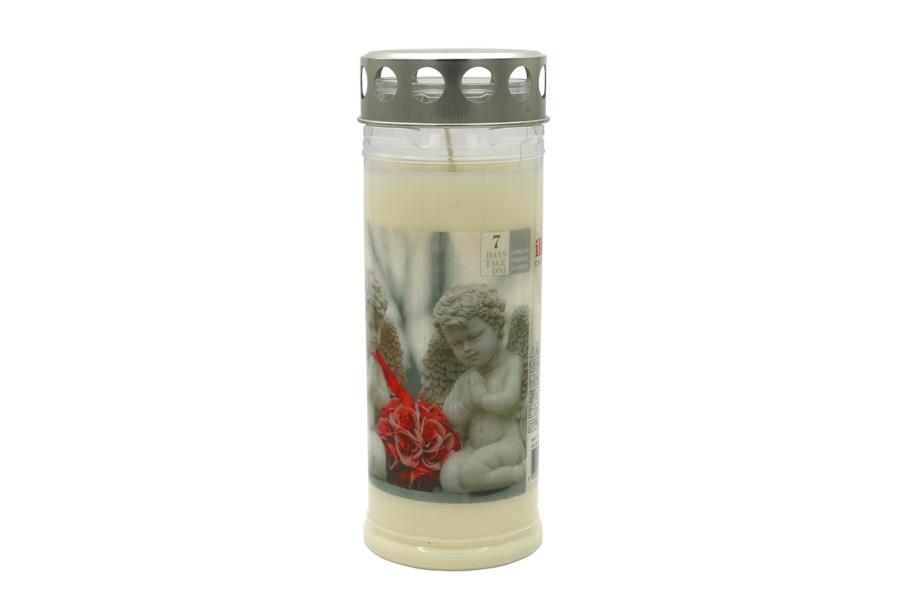 Grablicht Gedenkkerze 7 Tage Engelpaar m. Rosenkugel NETTO Grablicht Gedenkkerze 7 Tage Engelpaar m. Rosenkugel NETTO