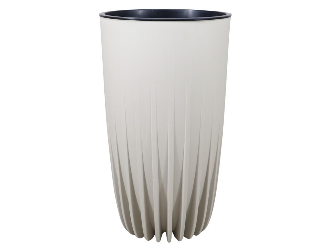 VASE Misa-MIRA D30H52cm creme extra Einsatz 985-88