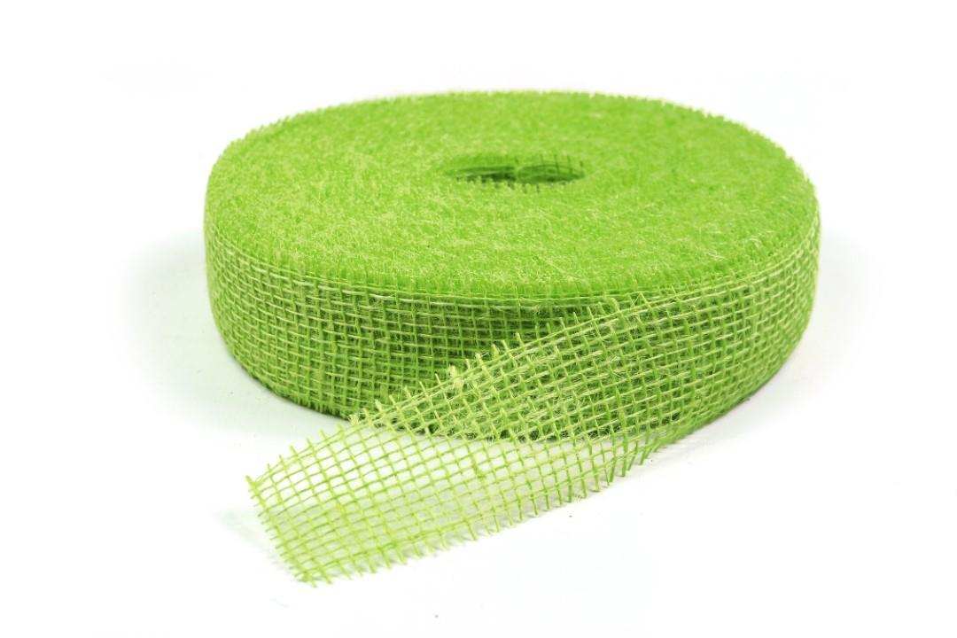 Sizoband Jute 5 cm hellgrün 6250 Sizoband Jute 5 cm hellgrün 6250