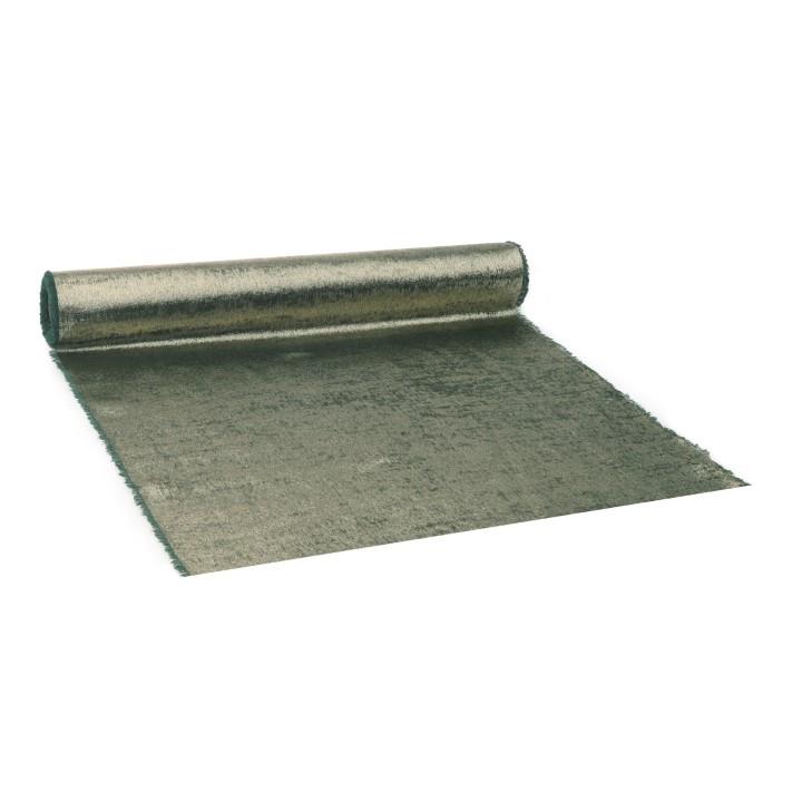 Tischband Glam Raw 28 cm 2,5 Meter Farbe 69 grün-gold