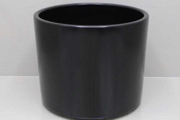 Keramikübertopf 32cm schwarz-matt Serie 411