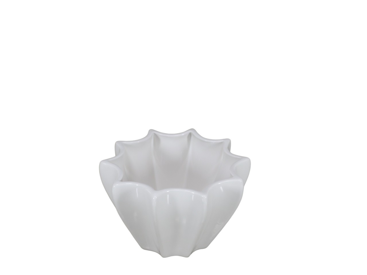 Schale Lineart weiß glanz Keramik D17x10,6cm