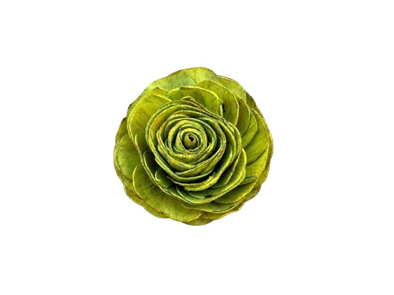 Rose Sola am Draht D6cm kiwigrün
