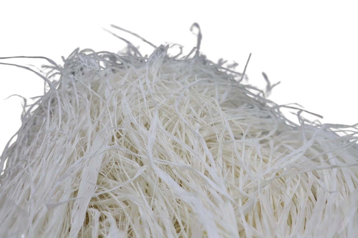 Bastzopf 800gr. weiß 01