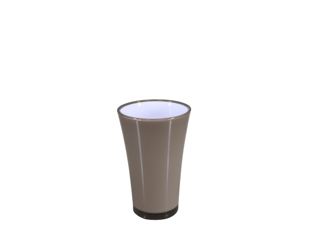 Gebrauchsvase Fizzy Cristal H20 D13,5 taupe