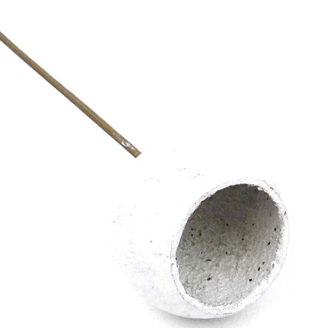 Bell Cup gestielt D7 L55cm white washed