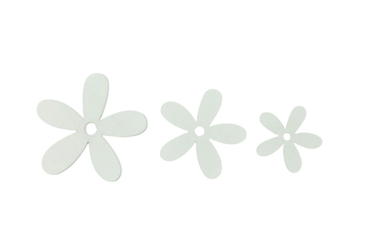 Streuer Blüten Bella weiss 3-5,2 cm sort.