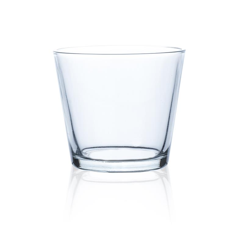 Glas konisch H 8 D 9 cm Glas konisch H 8 D 9 cm