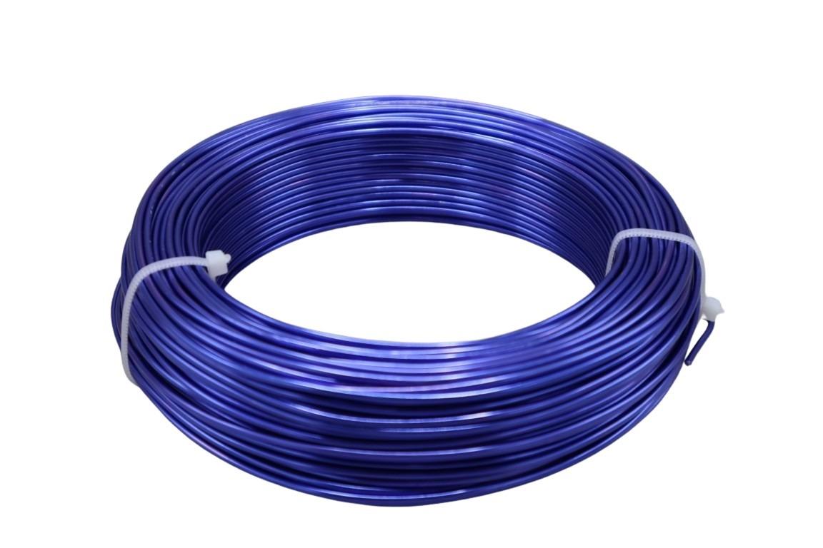 Aluminium-Draht 2,0 60m/500 gr. blau NETTO