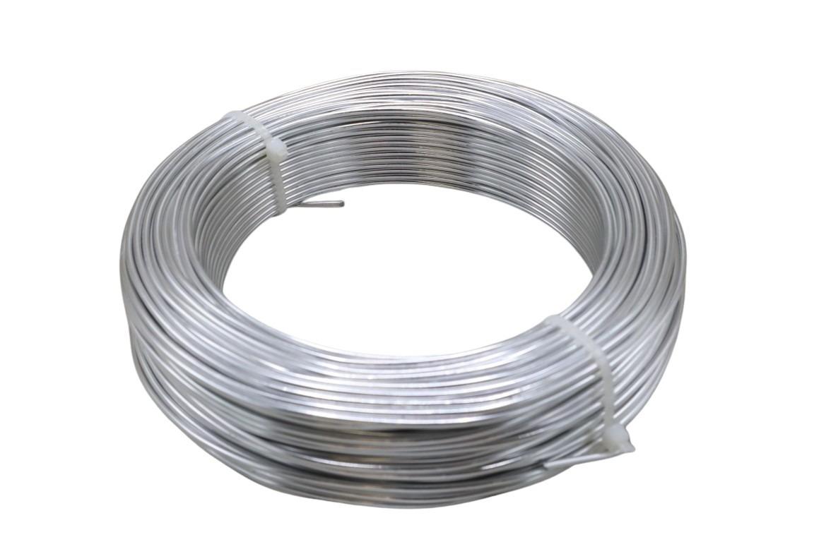 Aluminium-Draht 2,0 60m/500 gr. silber NETTO Aluminium-Draht 2,0 60m/500 gr. silber NETTO