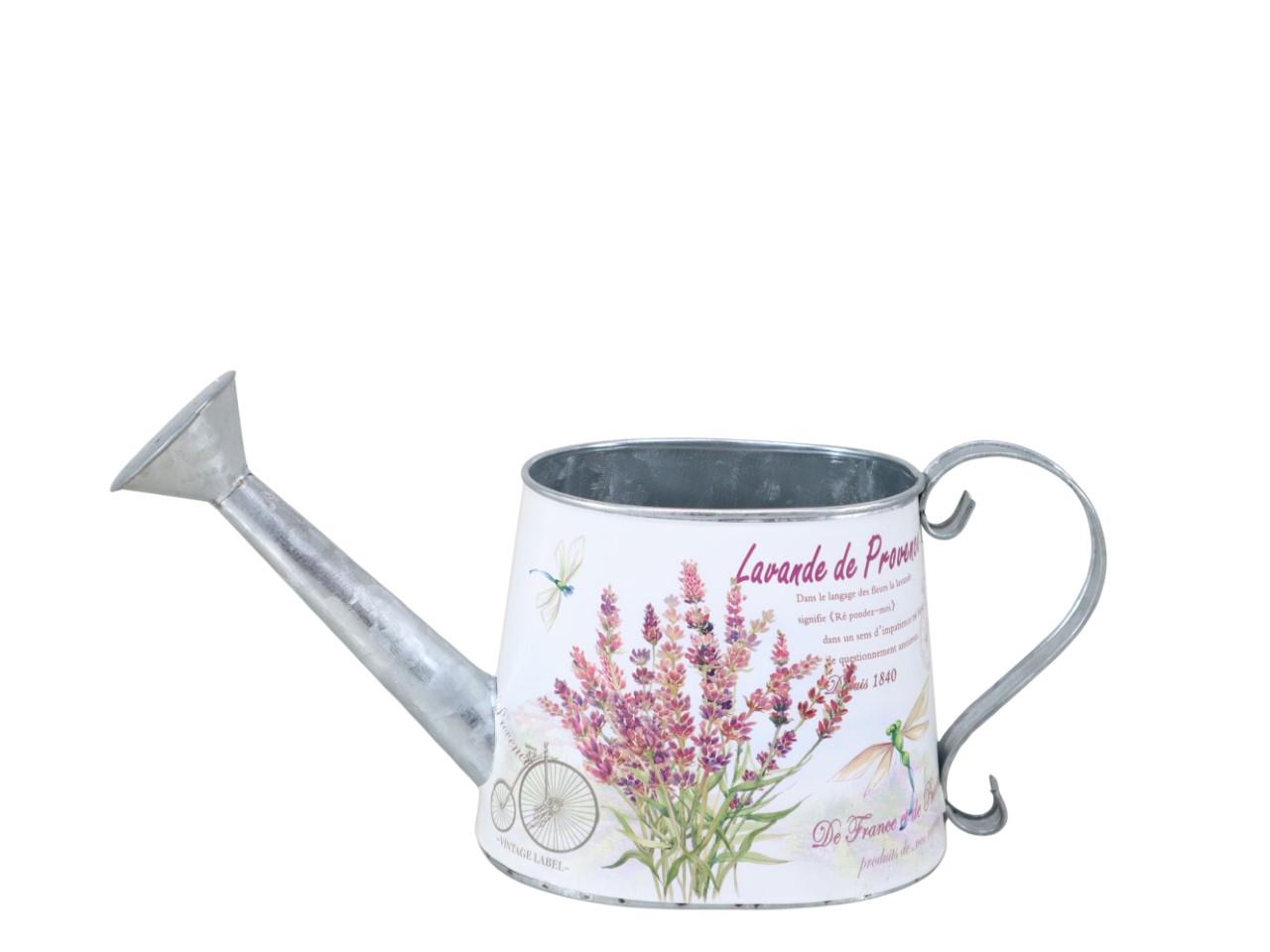 Gießkanne & Lavande de Provence  Metall  L29x11x15cm