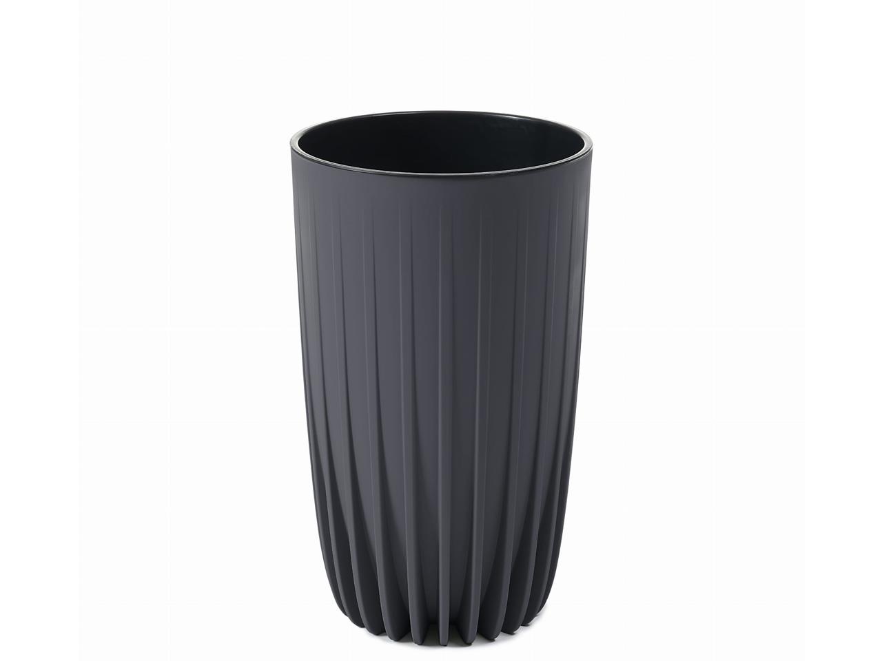 VASE Misa-MIRA D25H42cm anthrazit extra Einsatz 984-82 VASE Misa-MIRA D25H42cm anthrazit extra Einsatz 984-82