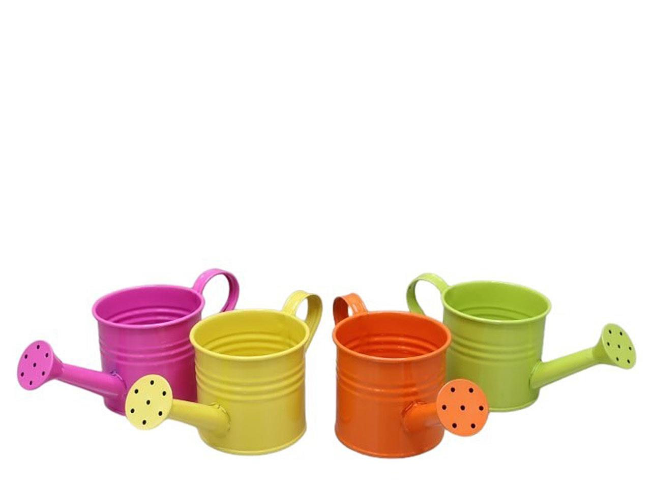 Gießkanne frühlingsmix Zink D7,5cm