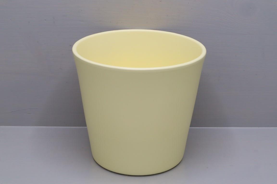 Keramikübertopf Serie 440 13cm vanille