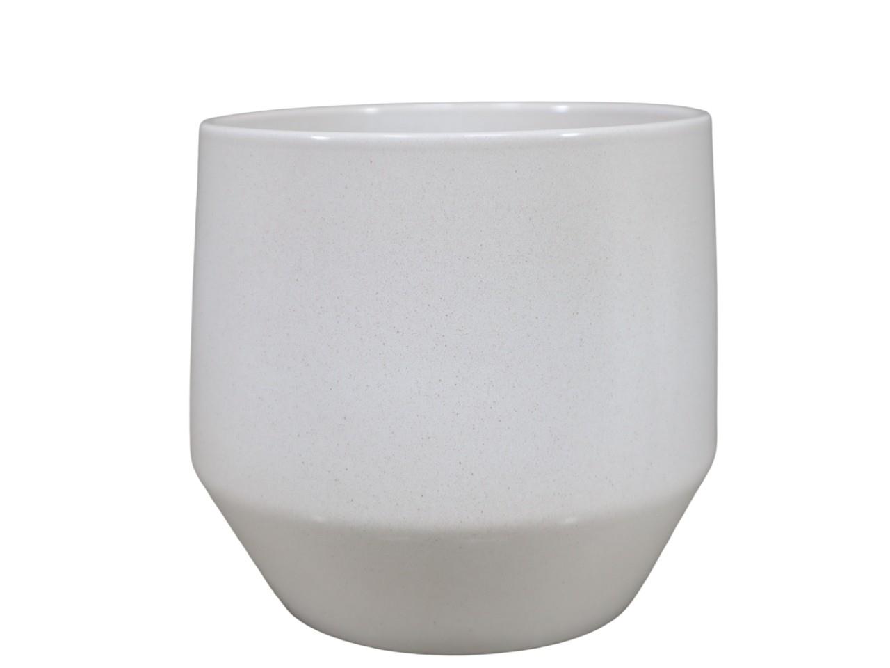 Übertopf Keramik creme-lasur D20cm