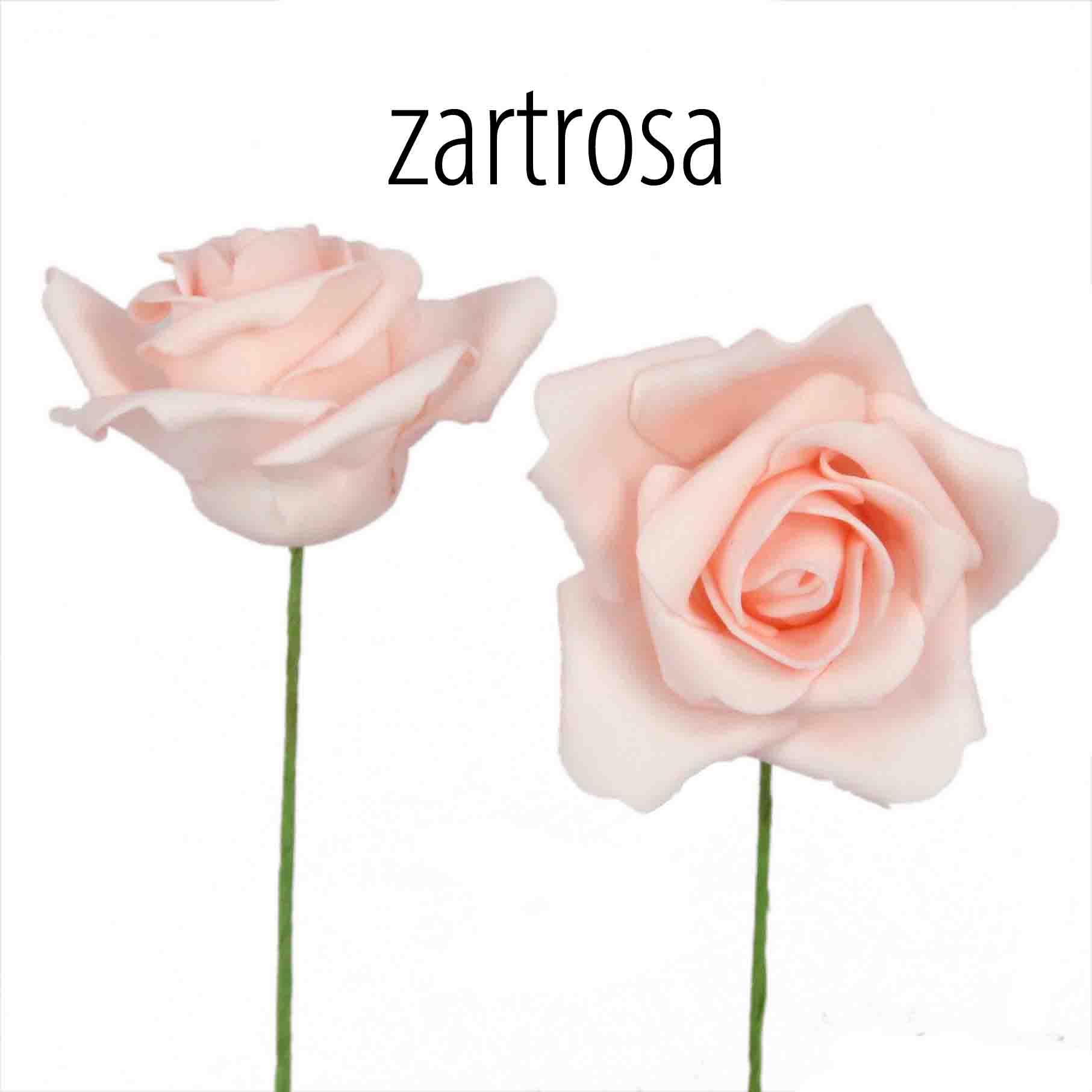 Foam-Rose zartrosa D6cm