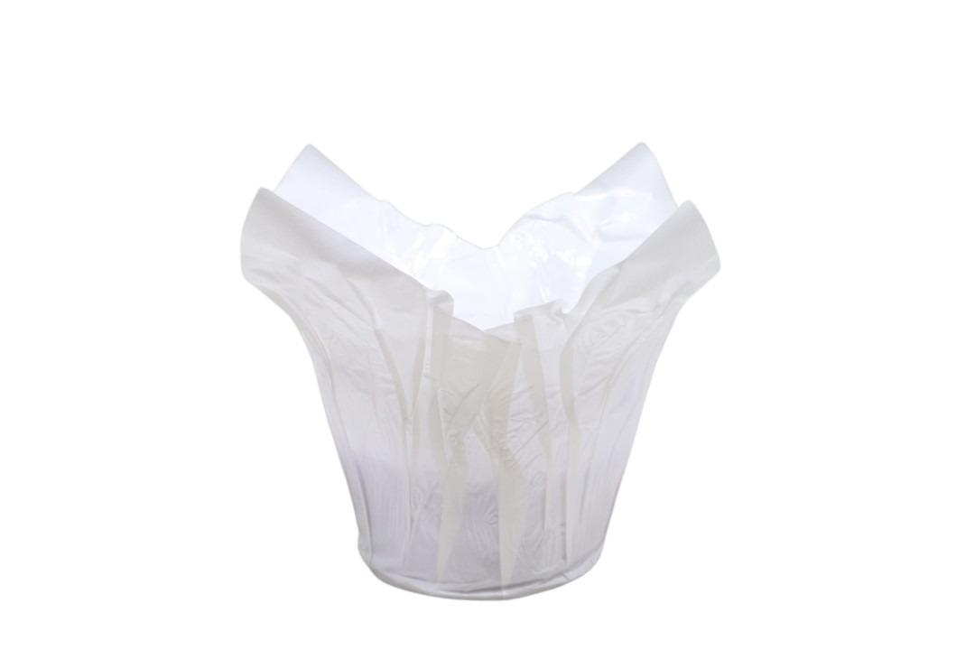 Deco Wraps wasserfest weiß D13xH12cm