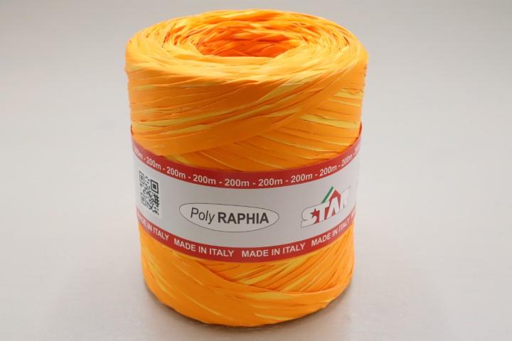 Polyraphia 15mm 200 Meter, orange-gelb  Fb. 254