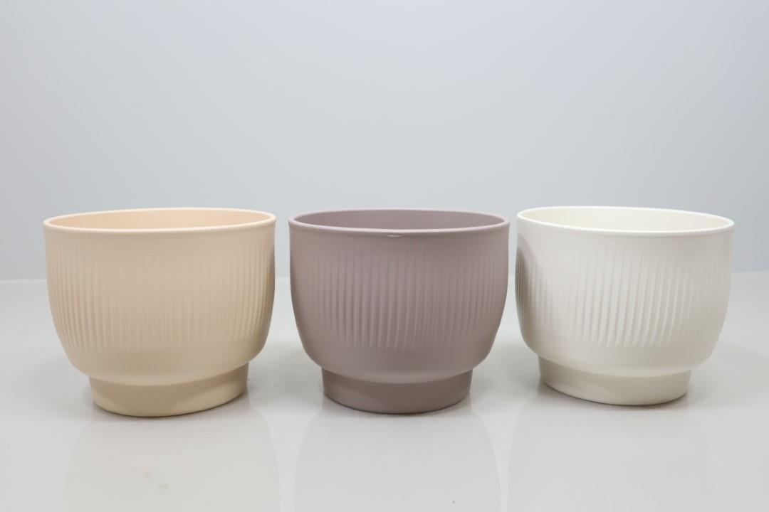 Keramikübertopf Stripes Serie 695 BOHO-Mischtray D17cm