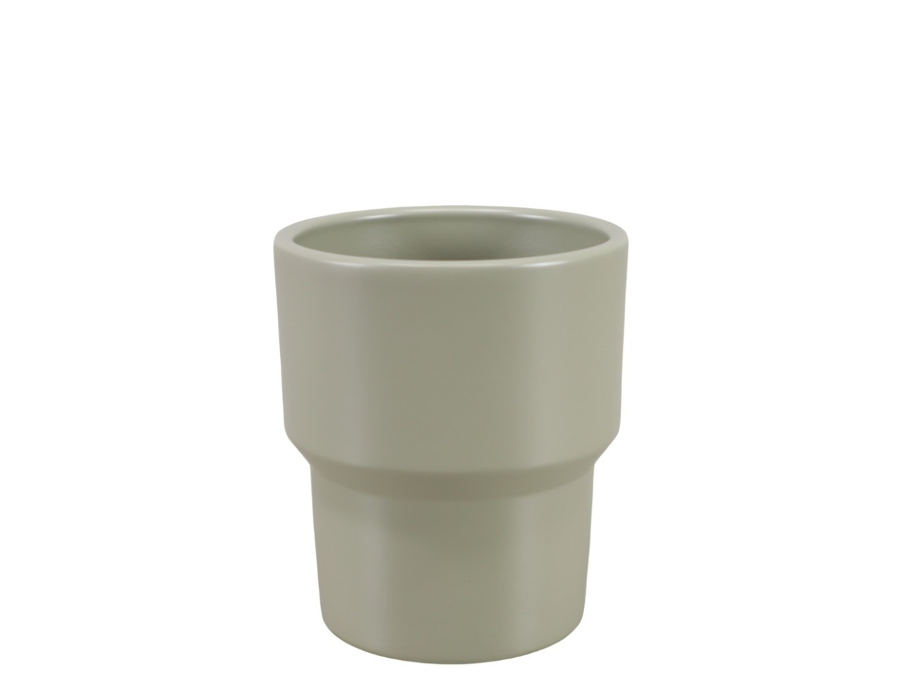 Orchideentopf D10xH12cm Form 399 ligth khaki matt