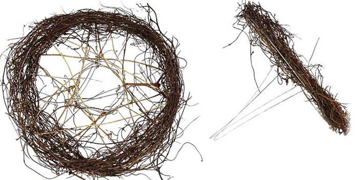 Rebmanschette rund natur D20cm