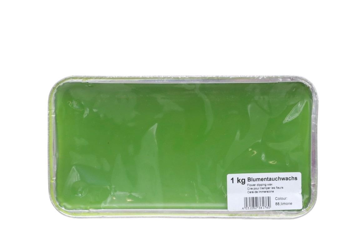 Blumentauchwachs in Aluform 1 kg limone Blumentauchwachs in Aluform 1 kg limone