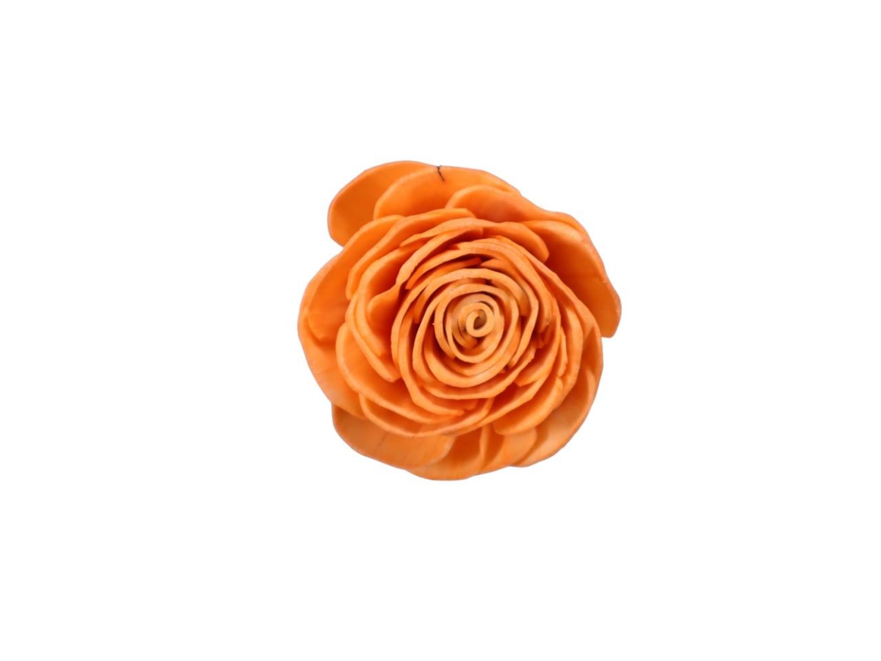 Rose Sola am Draht D6cm sonnengelb